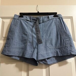 Vince Light Blue Women's Cargo Shorts